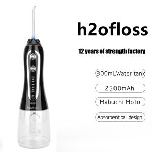 China Ergonomic Ultrasonic Oral Irrigator Water Flosser IPX7 Waterproof on sale