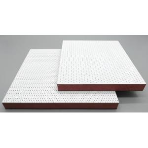 4/4/1mm Laminated Wall Perforated MDF Panel Acoustic Sound Absorbing Ceiling