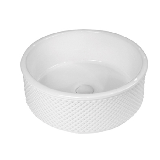 Quality Elegant European Style Hotel Project Round Ceramic Bathroom Sink Basin Art Basin for Hotel Washroom Projects wholesale