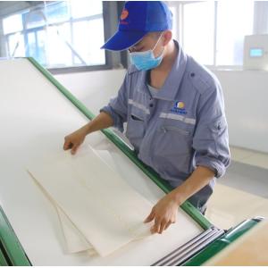 Milky White FKM Rubber Precompound with Slab Appearance and Low Temperature