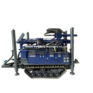 Depth 180m Mini Crawler Borehole Drilling Rig Machine With 77.3KW Diesel Engine