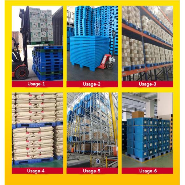4T 6T Plastic Shipping Pallets HDPE Or PP Euro Pallet 1000x1200