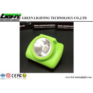 Rechargeable Underground Mining Cap Lamps 260lum Luminous With OLED Display