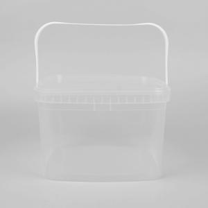 20cm Clear Plastic Ice Buckets