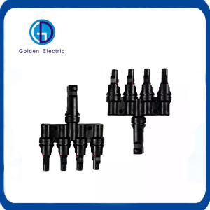 IP67 Protection Degree Adaptor PV Connector 1500V/30A T4 4 in 1 for Solar Energy