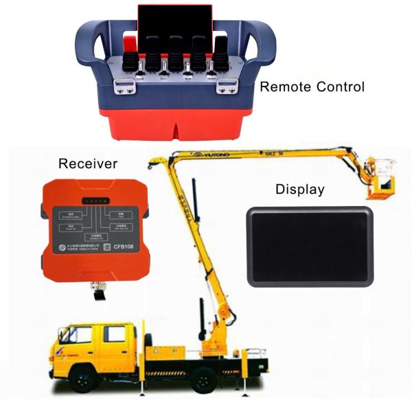 Quality Aerial Lift Platform Electrical Control System Customization Wireless Remote Control With Display Set wholesale