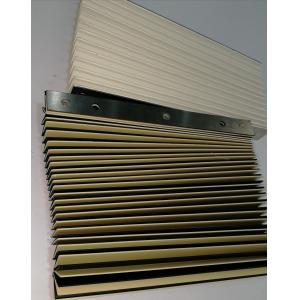 high quality bellows protect cover for linear made by fiber cloth and PVC for