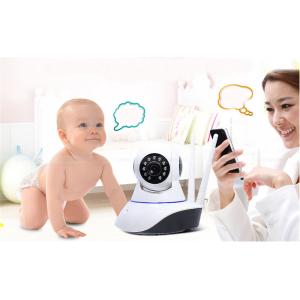 Plug & Play 1.0mp Hd 720p Ip Camera P2p Pan Ir Cut Wifi Wireless Network Ip