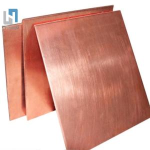 China 99.9% Pure Copper Plate 3mm Thick polished Surface For Thermal Devices ODM on sale
