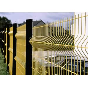 3D Bending Welded Wire Mesh Panels PVC Security Fence Easy Installation