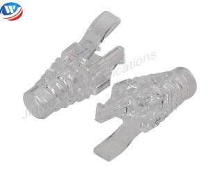 China Polycarbonate Modular Plug Boot Transparent Rj45 Connector Metal Shielded on sale