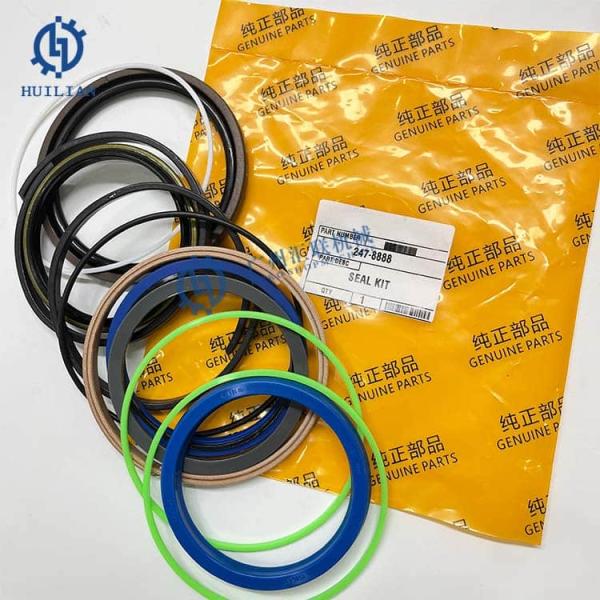 Excavator CAT 247-8888 247-8974 247-8868 Hydraulic Cylinder Rubber Oil Seal Kits CATERPILLAR E320D E319D E323D Boom Cylinder Repair Kit