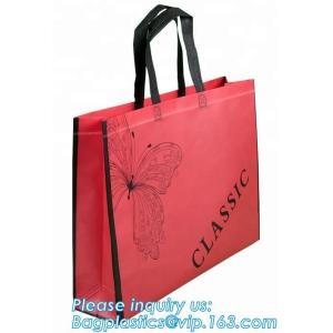 Laminated Non-woven Shopping Tote Promotional Non Woven Bag, Customized durable reusable printing shopping pp non woven