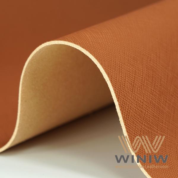 Affordable artificial leather decorative material for leather belt, case and bag fabric