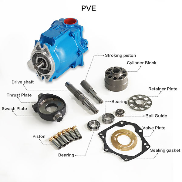 Parker PVE41 25 45 Hydraulic Pump Accessories Hydraulic Pump Adapters