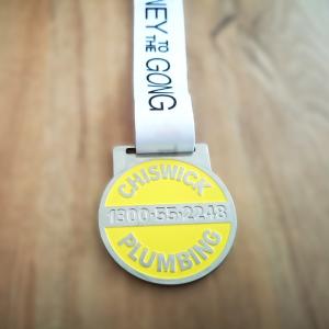 Sydney to The Gong Design Soft Enamel Metal Running Medal with Sponsor Name