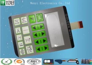 Cheap Clear LCD Window Embossing Membrane Switch Keypad With High Glossy for sale