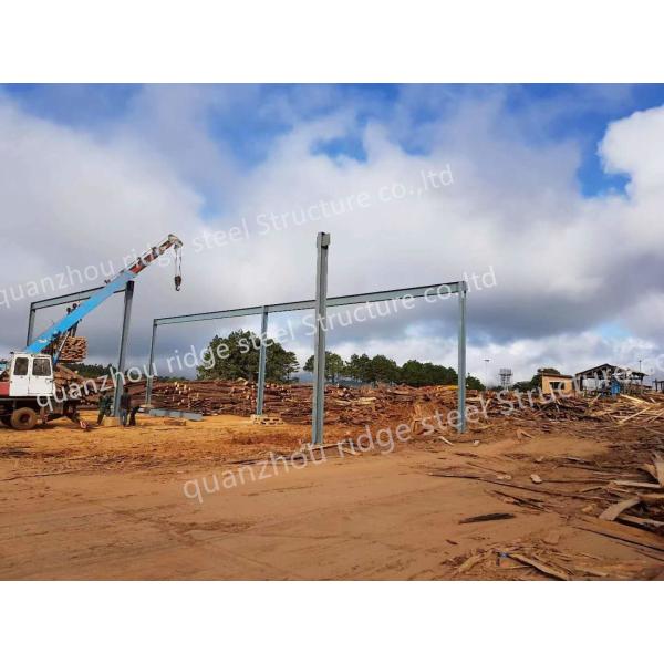 Large Span Steel Structure Warehouse , Prefabricated Warehouse Building Steel Structure
