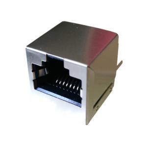 China HFJV1-2431 Vertical RJ45 10 / 100BASE-TX FastJacks Integrated Ethernet Connector on sale