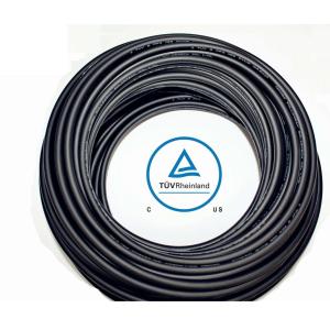 Cheap dc ac solar cable 2.5mm pure copper wire with TUV certificate factory price solar system outdoor use with good flame retardancy for sale