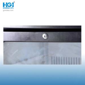 310L Glass Door Durable Using Commercial Upright Showcase Cooler For Beverage