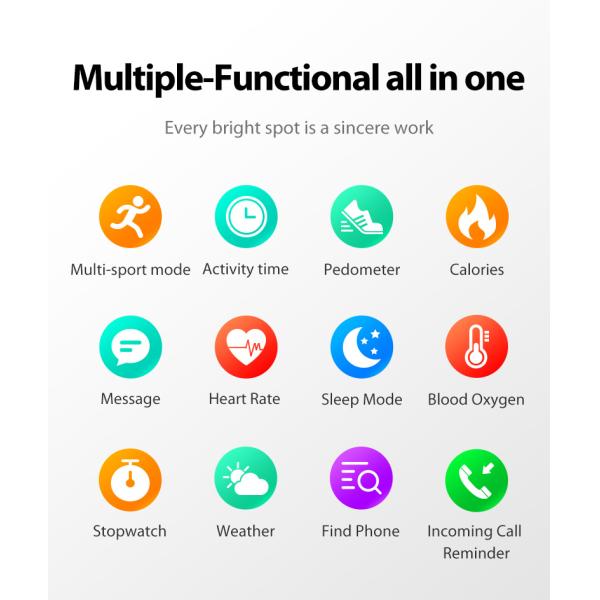 300mAh 1.28 Inch TFT Round Scree Smartwatch Activity Tracker S11