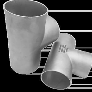 Threaded Stainless Steel Tee With Durability / Tensile Strength