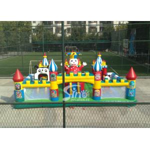 Commercial Grade Giant Inflatable Amusement Park For Outdoor Made Of Top Quality