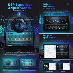 Bluetooth-Enabled Universal 7/9/10 inch Android12 8 128GB Car Stereo with WIFI