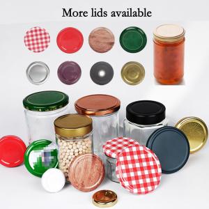 Custom Logo Recyclable 180Ml 250G Transparent Honey Jam Food Honey Storage Round