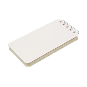 White Kraft Custom Spiral Bound Notebook Hardcover Offset Printing 80gsm