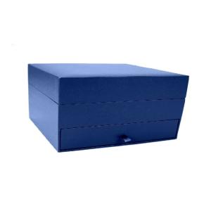 Holiday Jewelry Packaging Boxes / Two Lays Drawer Box Package Custom Color