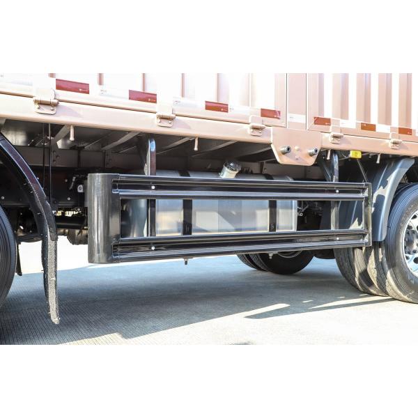 Used Chinese Cargo Trucks Foton Lorry Truck Gold Color 6*2 Flat Box Loading 18 Tons