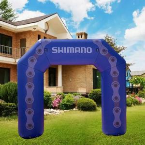 Modern Publicity inflatable arch with customized logo for sports events