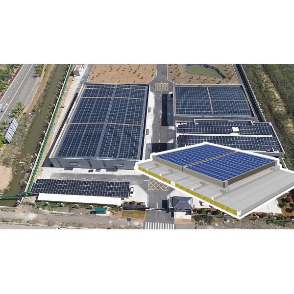 Quality PU Glass Wool Core Photovoltaic Roof Panel for Customization and Fireproof Protection wholesale