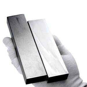 China 25mmx13mm Size SS 201 304 316 Inox Rectangular Tube 2'' x 1/2'' 0.4mm-2.0mm Thickness Stainless Steel Flat Pipe on sale