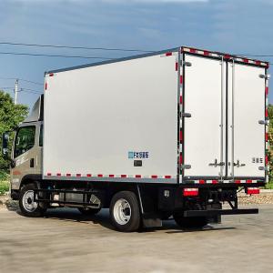 FAW Seafood Frozen Transport Three Person Box Style 4x2 Refrigerated Truck with