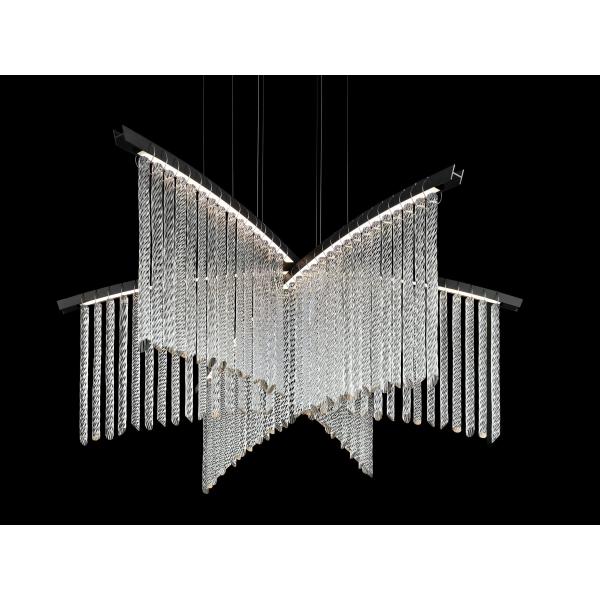 Quality Distinctive Chandelier Custom Chandeliers With Beautiful Curve Shape wholesale