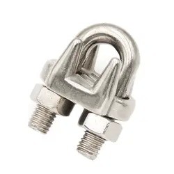 Stainless Steel Wire Rope Clip DIN741 Fasteners for Rigging Hardware Application