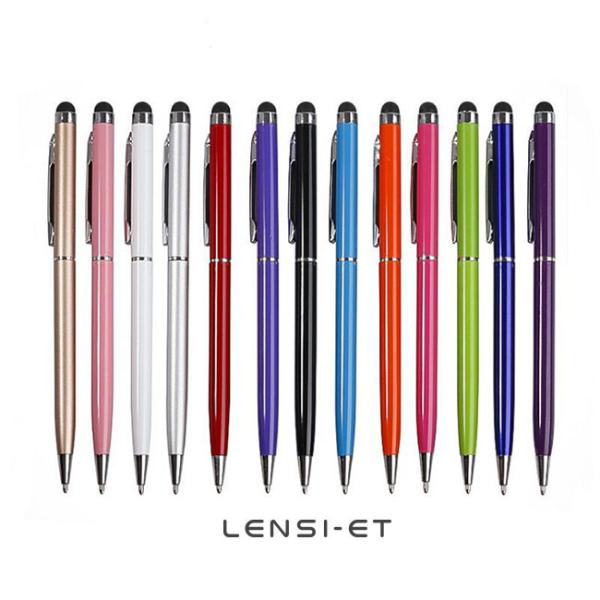 14.7CM Universal Stylus Pencil 2 In 1 Function Ball Point Stylus School