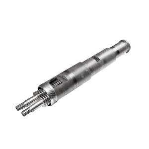 Integral Barrel Conical Twin Screw And Barrel With 2-4mm Bimetallic Layer