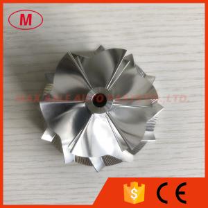 Cheap TD05H 20G 52.56/68.01mm 49179-43400 6+6 blades Cutback:-10.0 performance high blade milling//billet compressor wheel for sale