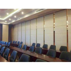 Cheap Restaurant Movable Sound Proof Walls Leather Surface Aluminium Profile Hanging System for sale