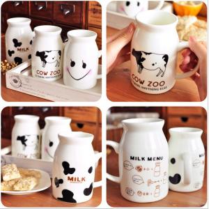 China lovely milk enamel mug/ceramic mug on sale