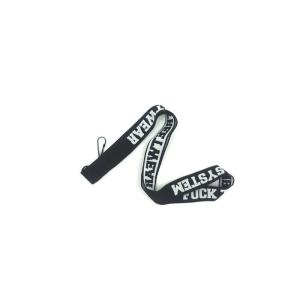 Exhibition Use Woven Neck Lanyards Mobile Phone Pouch Lanyard With Logo Custom