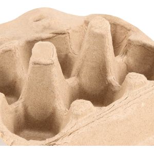biodegradable sustainable Paper Pulp Egg Cartons 3x4 Style Vintage Blank Egg