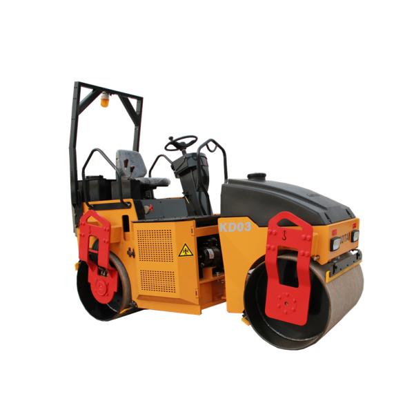 Quality 3ton Fully hydraulic double drum vibratory roller  KD03 wholesale