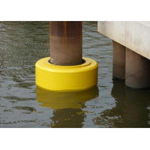 Marine Solid Foam Cylindrical Rubber Fender dia 4.5m High Performance