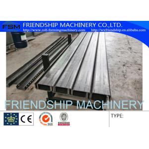 U Type 8mm Thickness Roll Forming Machinery With Punching Holes And Bending