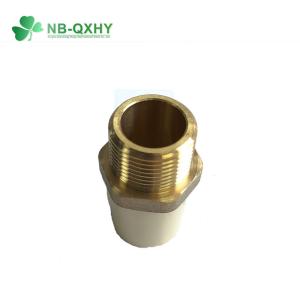 Cheap Round Head Code Male Brass CPVC Adapter for Irrigation Anti-UV 1/2 prime prime Thread for sale